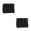 2Pièces Coussin Noir Épais Confortable Pour Animaux 7