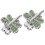 2Pièces Marqueurs Golf Vert En Aluminium Durable Avec Clip 6