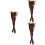 3Pièces Collants Élégants Café Femme Élastiques Durable Usage Varié 5