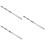 3Pcs Durable Stainless Steel Soil Sampler Grain Powder Probe Silver 9