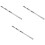 3Pcs Durable Stainless Steel Soil Sampler Grain Powder Probe Silver 5