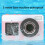 IP68 Digital Camera 48MP  Resolution Underwater Camera 10ft Depth Lightweight Action Camera Snorkeling Diving 5