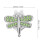 2Pièces Marqueurs Golf Vert En Aluminium Durable Avec Clip 10