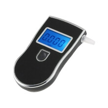 3Pcs Black Breath Alcohol Tester Police Digital with LCD