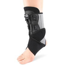Ankle Brace Stabilizer With Metal Adjustable Knob For Men And Women Black Adjustable Knob Wraps