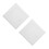 2Pièces Cache-Trou PVC Facile Installation Pour Mur Plafond 8