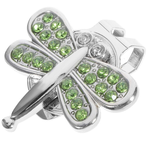 2Pièces Marqueurs Golf Vert En Aluminium Durable Avec Clip 1