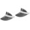 2Pièces Visors Plage Plastique Chapeaux Protecteurs Uv 5
