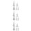 18Pcs Decorative Iron Fence Post Caps Silver Durable Outdoor Covers 10