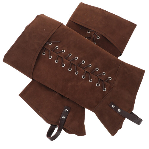 4Paires Couvre-Bottes Cuir Pour Costume Médiéval 1