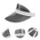 2Pièces Visors Plage Plastique Chapeaux Protecteurs Uv 9