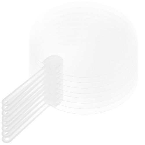 64Pièces Éventails En PVC Pour DIY Peinture Et Art Graffiti 2