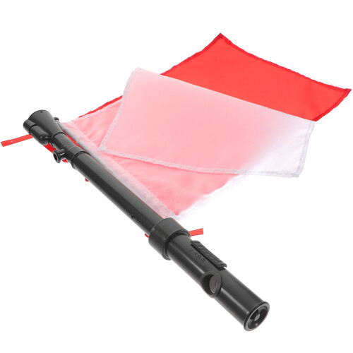 4Pcs Handheld Competition Flags Solid Color Lightweight Referee Flags 2
