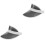 2Pièces Visors Plage Plastique Chapeaux Protecteurs Uv 4