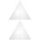 2Pièces Règle Triangle Blanche Robuste Pour Couture DIY 4