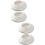 4Pcs Door Wall Protector White Wall Guard Pad for Safety Gate Home Use 6