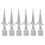 18Pcs Decorative Iron Fence Post Caps Silver Durable Outdoor Covers 2