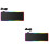 2Pcs LED Mouse Mat Black Rgb Luminous Glowing Mouse Pad for Computer 4