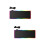 2Pcs LED Mouse Mat Black Rgb Luminous Glowing Mouse Pad for Computer 5