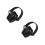 2Pièces Protège-Oreilles Bébé Noir ABS Réduction Pour Enfants 4
