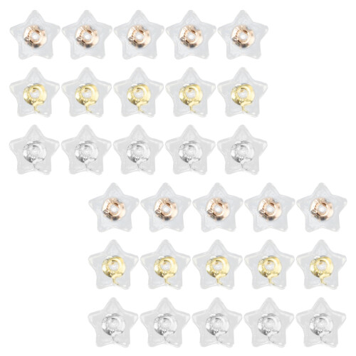 60Pièces Accessoires Boucles D'oreilles Silicone Résistant 2