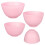 6Pièces Bols Esthétiques Roses En Silicone Pour Masques Et DIY 3