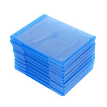 20Pièces Étuis Rectangulaires Translucides En Plastique Pour Cd Dvd