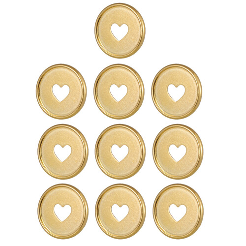 40Pièces Disques De Plastique Dorés Pour DIY 2