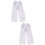 2Paires Doigts Blanches Confortables Et Ajustables 4