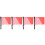 4Pcs Handheld Competition Flags Solid Color Lightweight Referee Flags 5