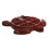 2Pièces Plateau Snack Tortue Bois Marron Élégant Pour Usage 3
