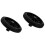 2Pcs Black Plastic Rubber Wheels for Trash Can Repairs 4