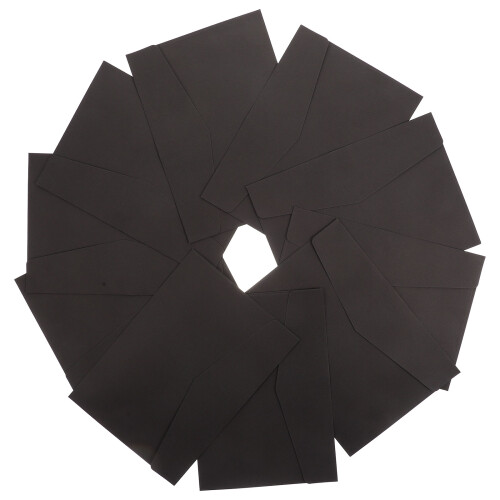 2Ensembles Compactes Noires Pour Fêtes, Cartes Et Lettres