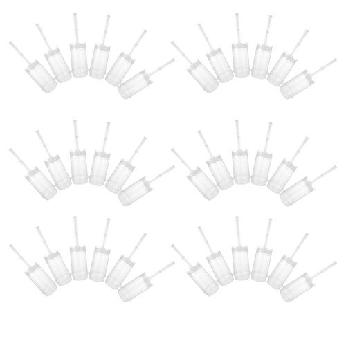 72Pièces Mini Coupelles Push-Up Claires Pour Mousses Pâtisseries 2