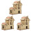 3Ensembles Jouets À Assembler En Bois Beige Pour Enfants 3