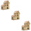 3Ensembles Jouets À Assembler En Bois Beige Pour Enfants 10
