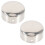 10Pièces Capuchons Métalliques Pour Pieds Rampe Argent 1