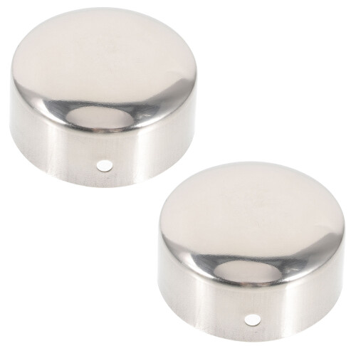 10Pièces Capuchons Métalliques Pour Pieds Rampe Argent