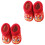 2Paires Chaussures Enfants Chaudes Bottines Brodées Confortables 3