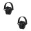 2Pièces Protège-Oreilles Bébé Noir ABS Réduction Pour Enfants 5