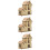 3Ensembles Jouets À Assembler En Bois Beige Pour Enfants 9