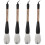 4Pièces Pinceaux Chinois Bois Poils Naturels Multicolores 6