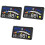 3Pièces Digital Hud Speedomètre ABS Excès Vitesse Noir 5