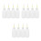 12Pièces Bouteilles Colle Précises Embout Aiguille Transparent Durable 7