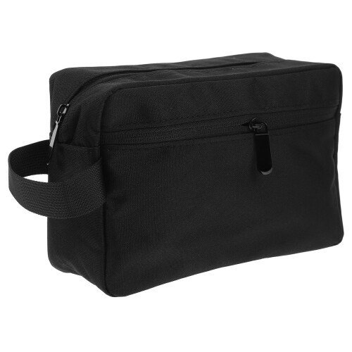 2Pièces Rangement Portable Électronique Polyester Noir Durable 1