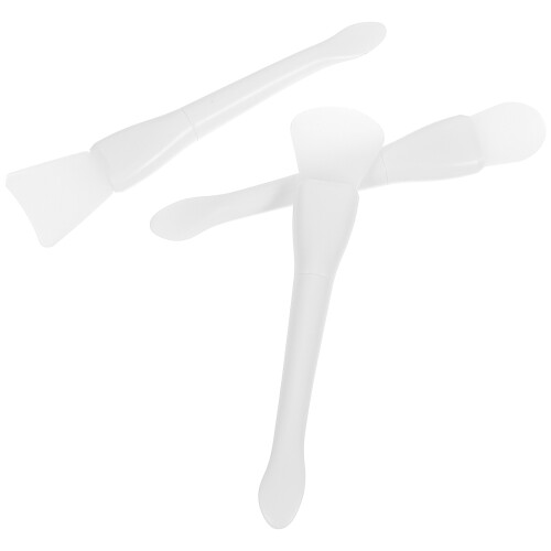 12Pièces Spatules En Silicone Blanches Pour Nettoyage De Cire