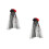 2Pièces -Têtes Voile Noir Halloween Cérémonies 4