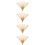 4Pièces Support Éventail En Bambou Orange Résistant Pour DIY Cadeau 10