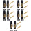 10Ensembles Ensemble Embouts Saxophone Alto Noir Ligature Anches Et Capot 9