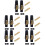 10Ensembles Ensemble Embouts Saxophone Alto Noir Ligature Anches Et Capot 8